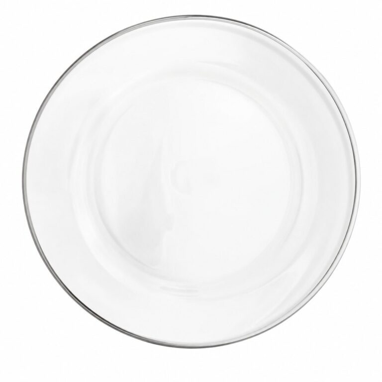 Charger Glass Silver Alpine rental — Creative Events & Rentals, Fort Myers FL