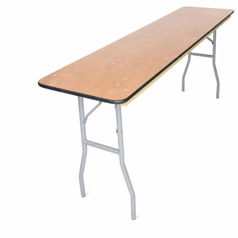 Classroom Table 8ft rental — Creative Events & Rentals, Fort Myers FL
