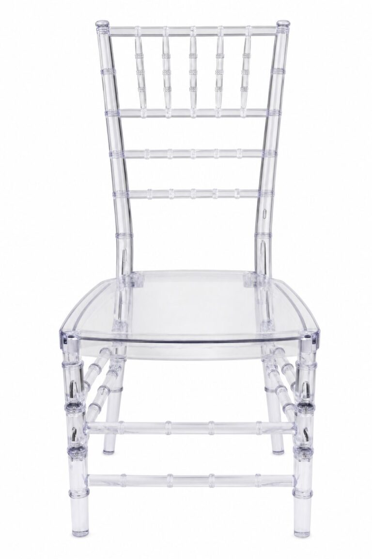 Clear Chiavari Chair rental — Creative Events & Rentals, Fort Myers FL