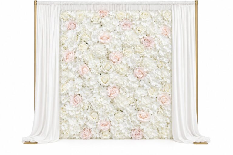 Floral Wall Ivory Pink rental — Creative Events & Rentals, Fort Myers FL