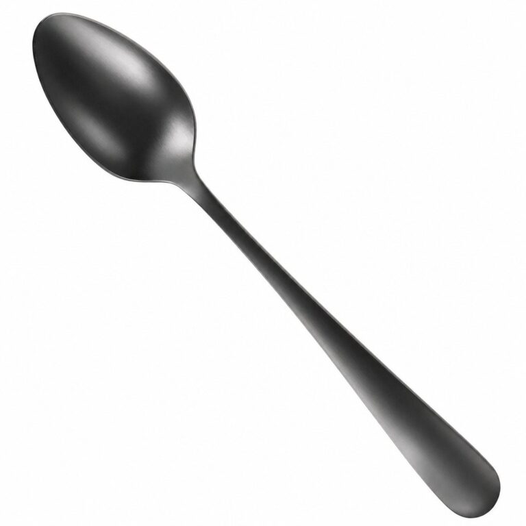 Matte Black Teaspoon rental — Creative Events & Rentals, Fort Myers FL