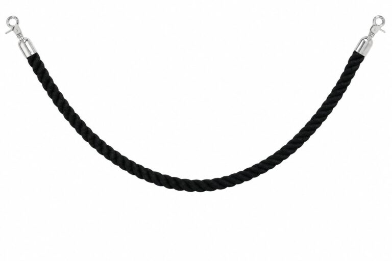 Stanchion Rope Black rental — Creative Events & Rentals, Fort Myers FL